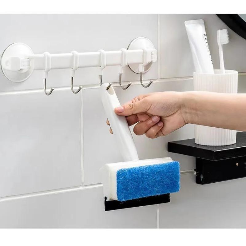 2in1 Glass Window Wiper Soap Multifunctional Cleaning Brush Cleaner Squeegee Mirror Bathroom Wall Cleaning Brush Tools for Home