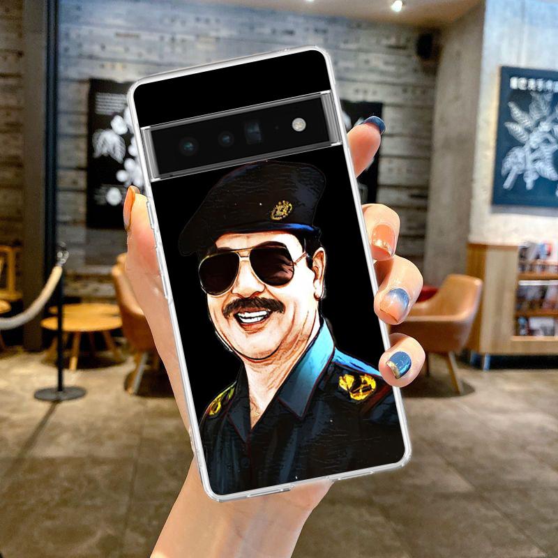 

Саддам Хусейн Иракский флаг для Google Pixel 8 7 6 Pro 6A 5 4 5A 4A 3A XL 5G чехол для телефона силиконовый противоударный мягкий прозрачный чехол Pixel 7