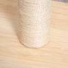 Scratching Post 60 cm Tall Scratching Trunk for Cats up to 5 kg, Cat Scratching Tree with Sisal Rope, Beige+Oak