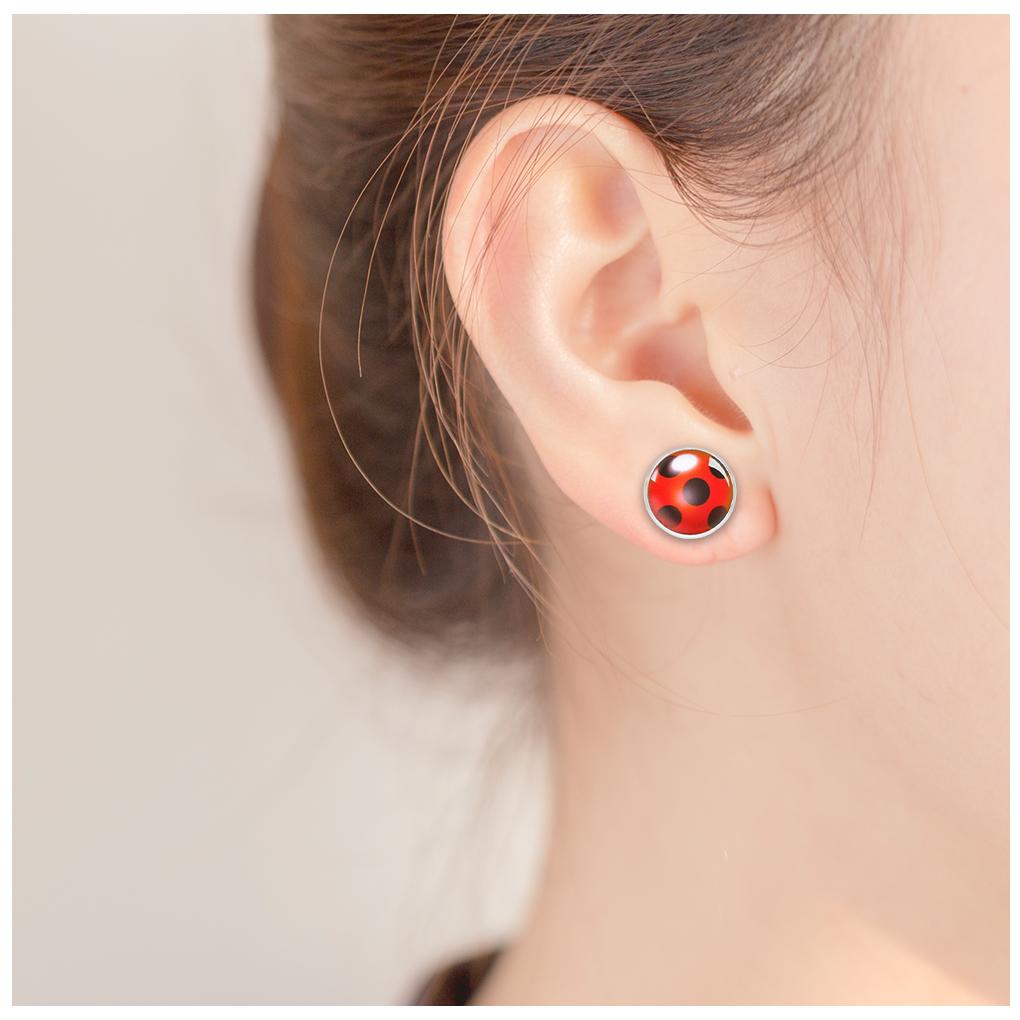 1 Pair Alloy Ear Studs Party Round Ladies Earrings Wife Girlfriends Engagement School Balls Banquets Girls Jewelry