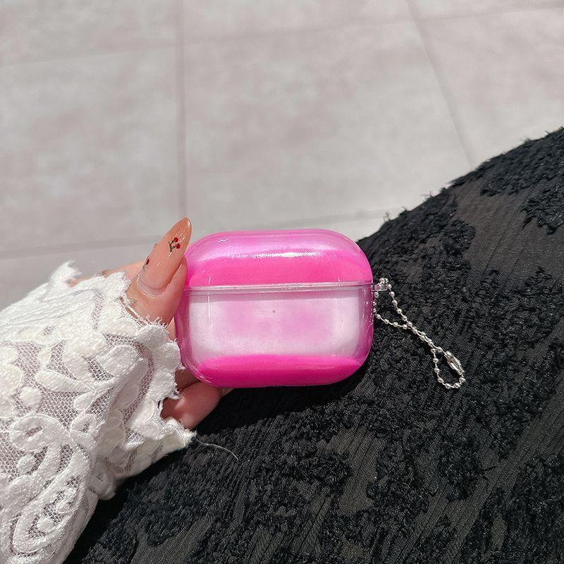 Glitter quicksand luminous white background suitable for apple AirPods 1 earphone cover pro1 earphone case protective cover