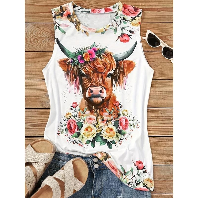 

Женская футболка-безрукавка средней и длинной длины XXL белый