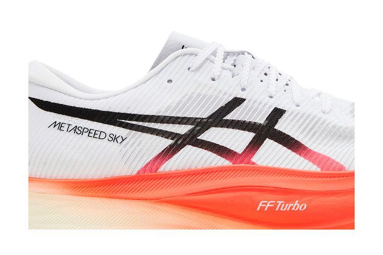 ASICS Metaspeed Sky+ White Sunrise Red