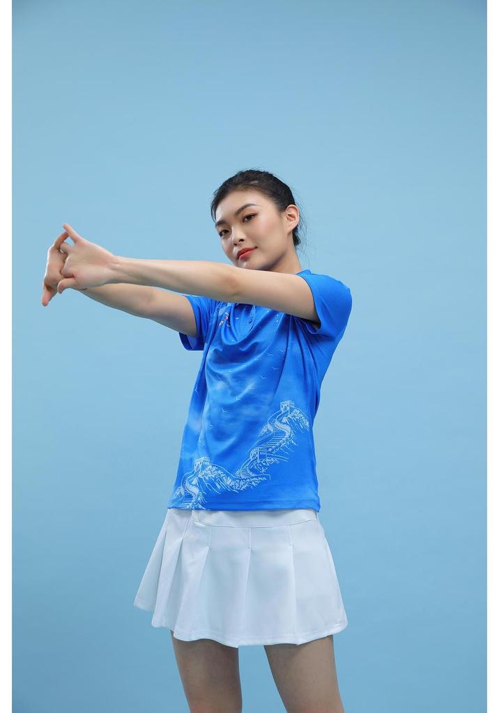 Men's & Women's Breathable Sports Polo Shirt & Shorts Set for Badminton, Table Tennis, & Dance