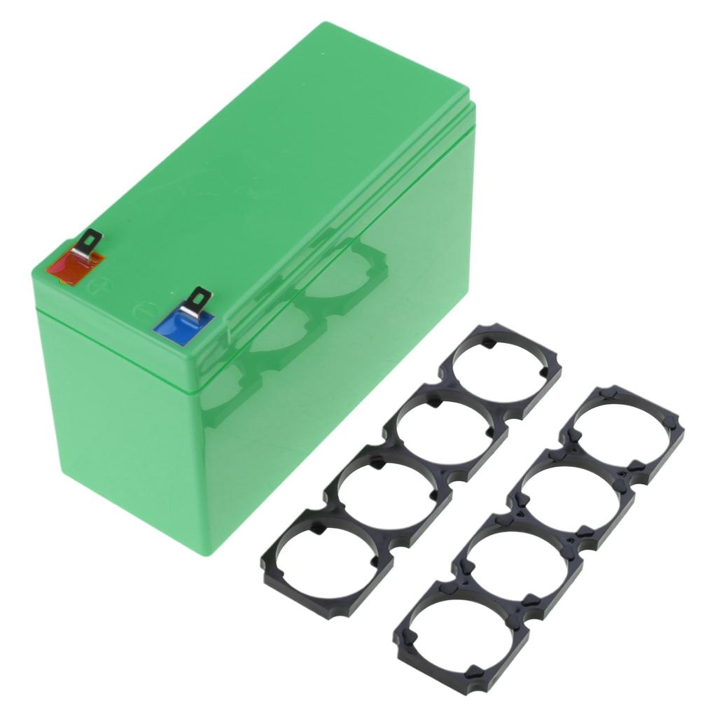 Convenient ABS Battery Cover with 32650/32700 Four Link Mount Handy ABS Battery Holder Compact Battery Container Durable