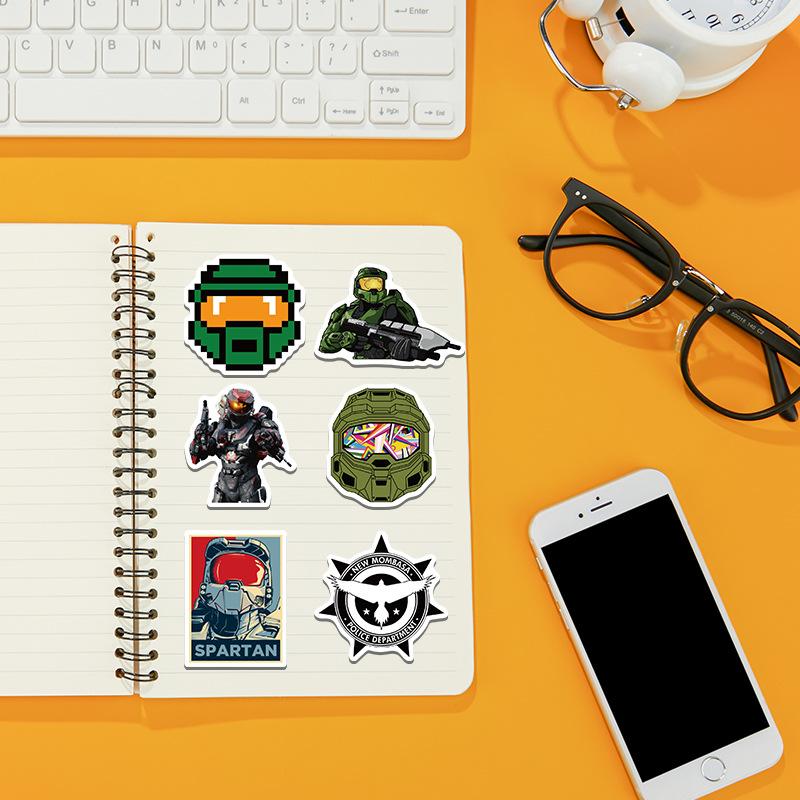10/50Pcs Cartoon Shooting Stickers Halo DIY Stickers Scrapbooking Phone Luggage Skateboard Vinyl Waterproof Graffiti Decals