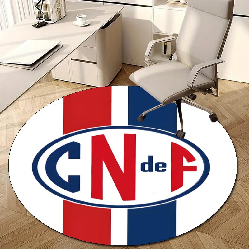 Personalized Club Nacional de Football Round Chair Office Rug - Perfect for Mat, Office Chair & More - Ideal Gift for Birthdays and Holidays