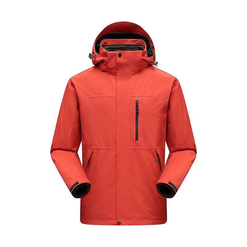 

Storm Jacket New Outdoor Three-in-one Two-piece Set Leisure Spring and Autumn Men s and Women s Storm Jacket Men s Trench Coat XS