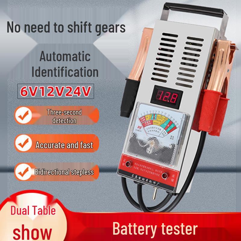 High-Precision Car Battery Voltmeter and Tester for EVs