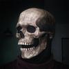 Helhodehodeskallemaske/hjelm med bevegelig kjeve Cosplay for Halloween & temafoto
