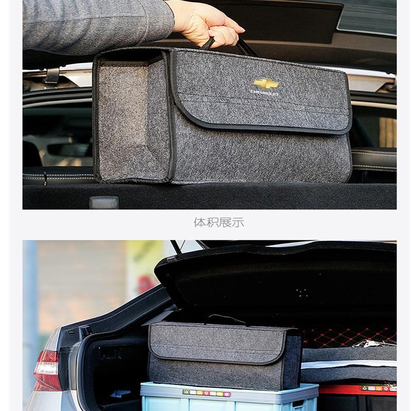 knuz4 Car Trunk Organizer Box car Cargo Box Storage Bag For Chevrolet Onix Cruze Silverado Impala Equinox Malibu Tahoe Cobalt Camaro