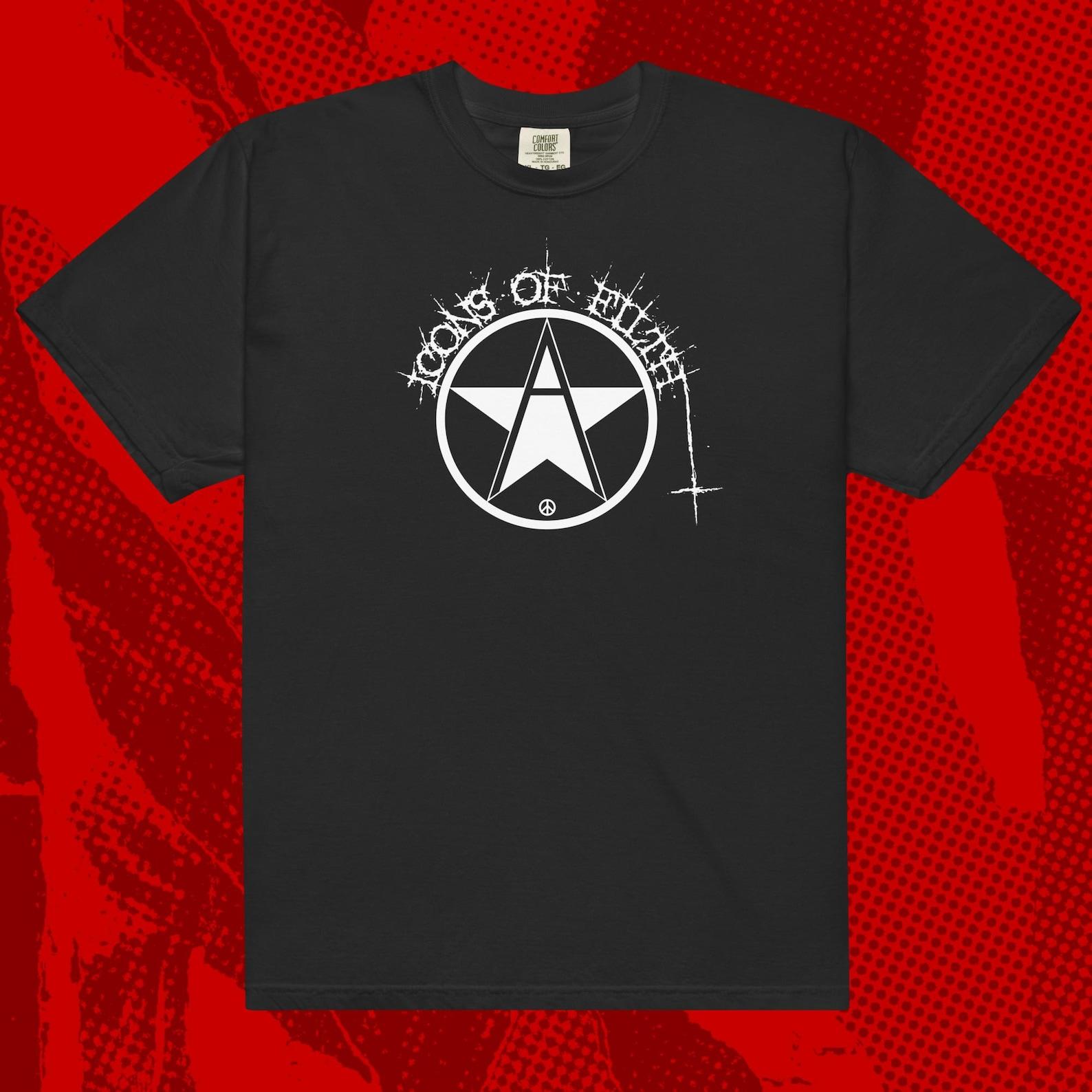 Icons of Filth Logo T-Shirt | Crust Punk Anarcho Crass Iconoclast S
