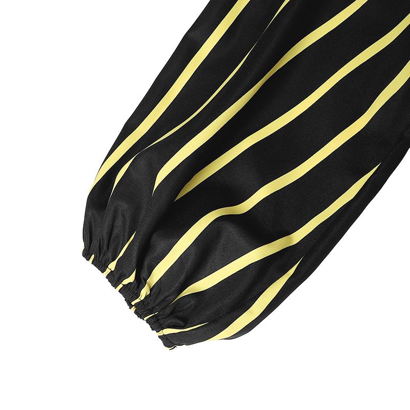 Oversized Women Casual Long Sleeve Floral Print Striped Loose Long Dress Kaftan Robes