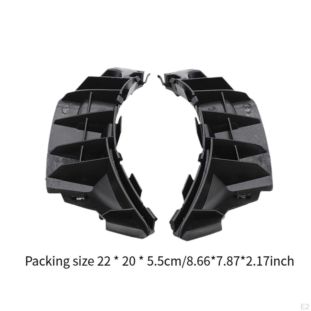 2x Front Bar Holder Brackets Left and Right 6527120 6527121 Automotive Spare Part Easy To Install