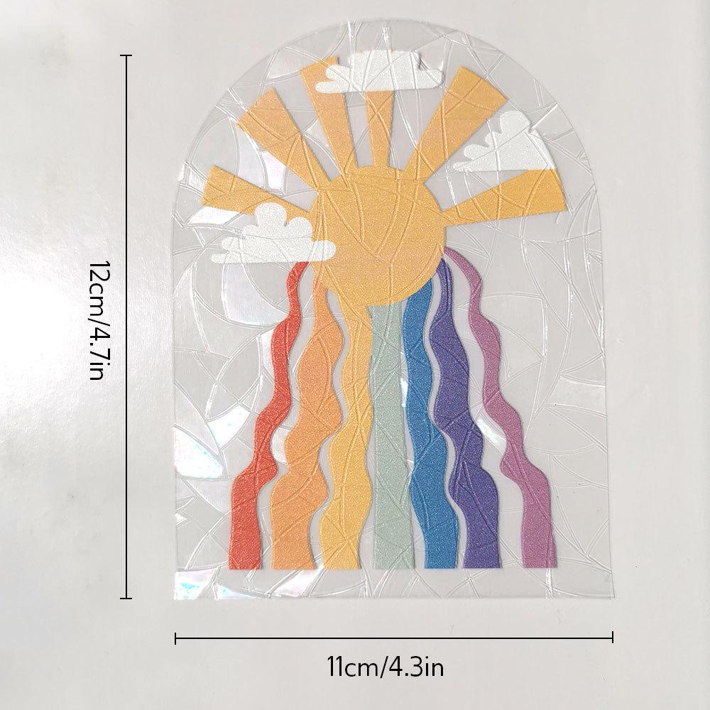 Sun Catcher Rainbow Projection Prism Electrostatic Glass Sticker