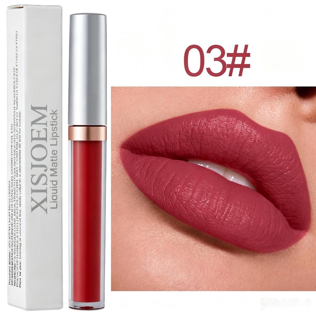Neutral Matte Waterproof Non-stick Lip Gloss – Long-lasting Lip Glaze