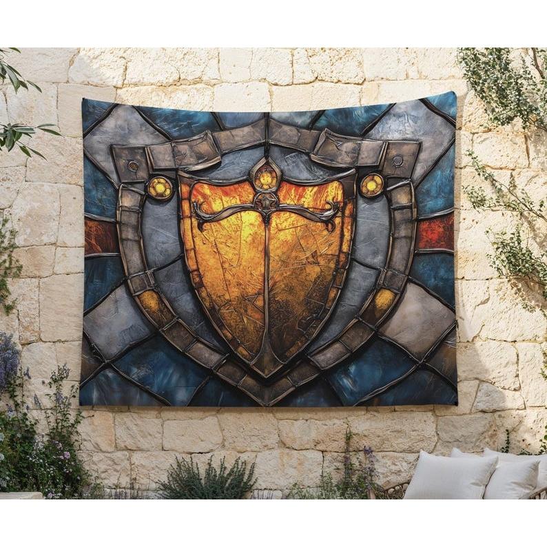 coat of arms tapestry 75x100 чёрный