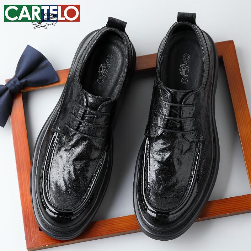 CARTELO Men s Sheepskin Casual Leather Shoes 41