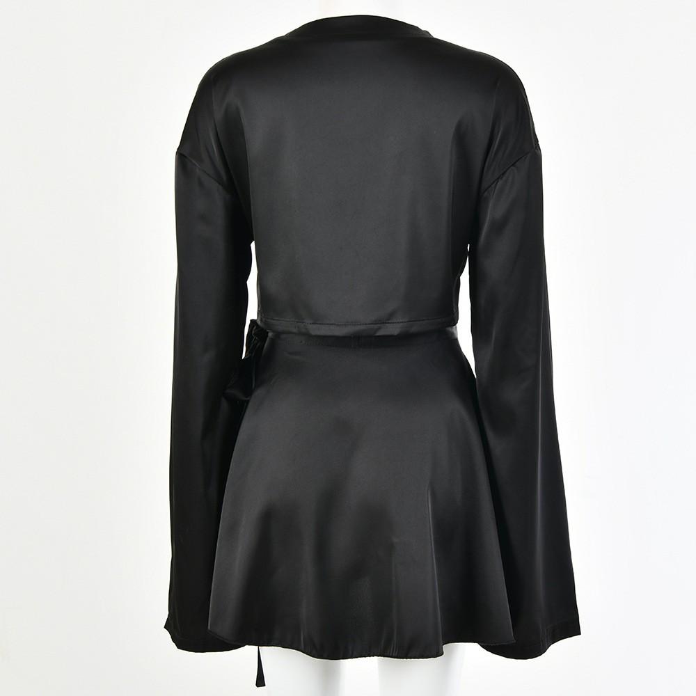 Casual Fashion Solid Color Women's Shirts Puff Sleeves Elegant Tops Shorts Casual Suit