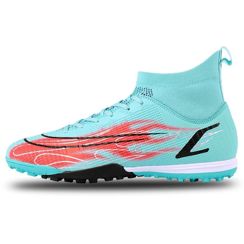 Sommer- und Herbst-High-Top-Fußballschuhe gebrochene Nägel Kunstrasen Jungen und Mädchen Studenten Trainings-Sneaker Sneaker