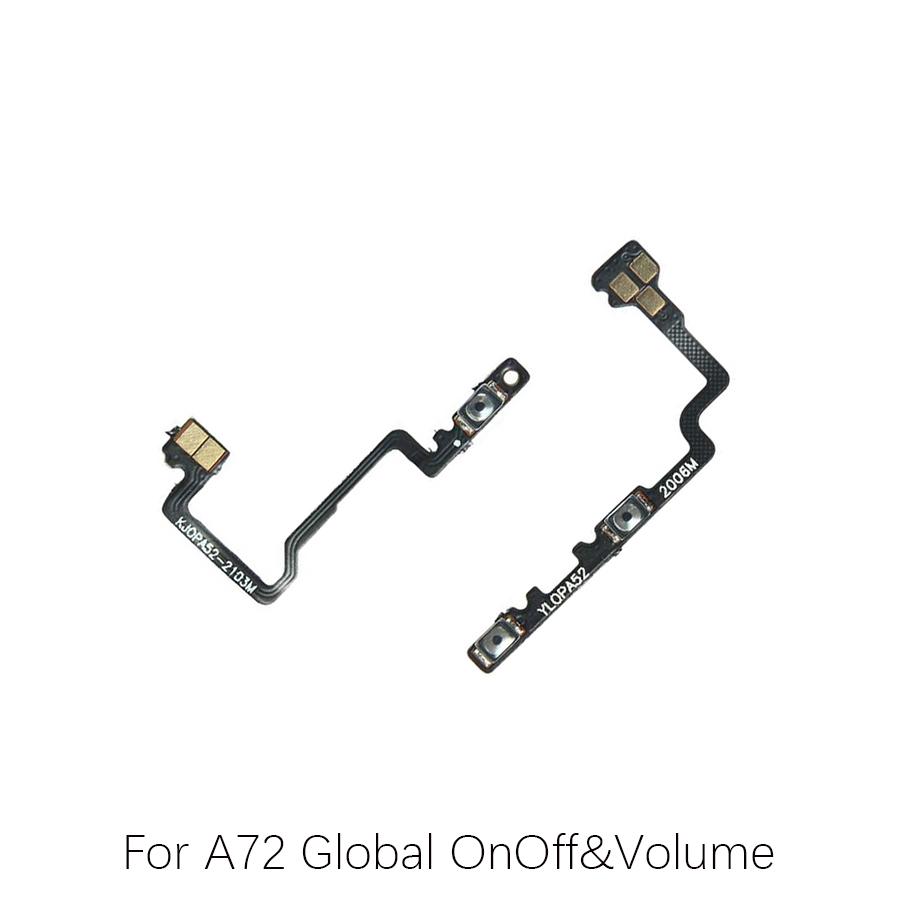 For Oppo A52 A53 A53s A54 A71 A72 A73 A74 F1Plus F1S F3 F3Plus F5 F7 Power Button Volume Flex Cable OnOff