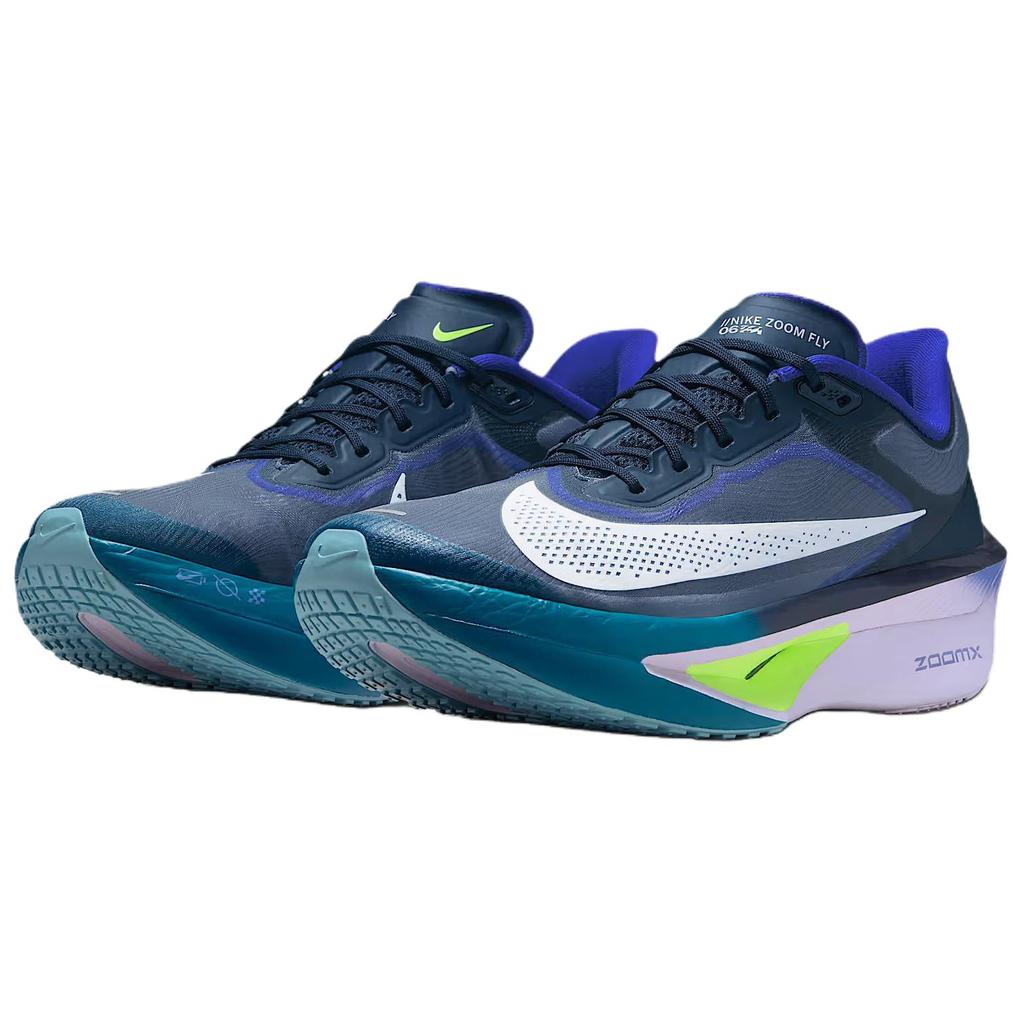 Nike Zoom Fly 6 ZoomX Foam Casual Marathon Running Shoes Men's Blue White FN8454-403