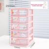 Desktop Stationery Storage Box Organizer Drawer Pen Holder Makeup Cosmetic Plastic Drawer Storage Box Desk Organizer Cute