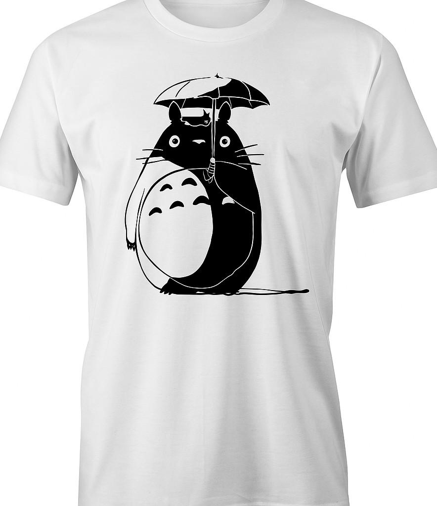 STUDIO GHIBLI My Neighbor Totoro Umbrella Anime T shirt tee XXXL