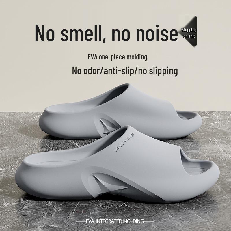 Men's & Women's Anti-Slip Thick Sole Slippers - Odor-Resistant Summer Indoor/Outdoor Bathing Shoes