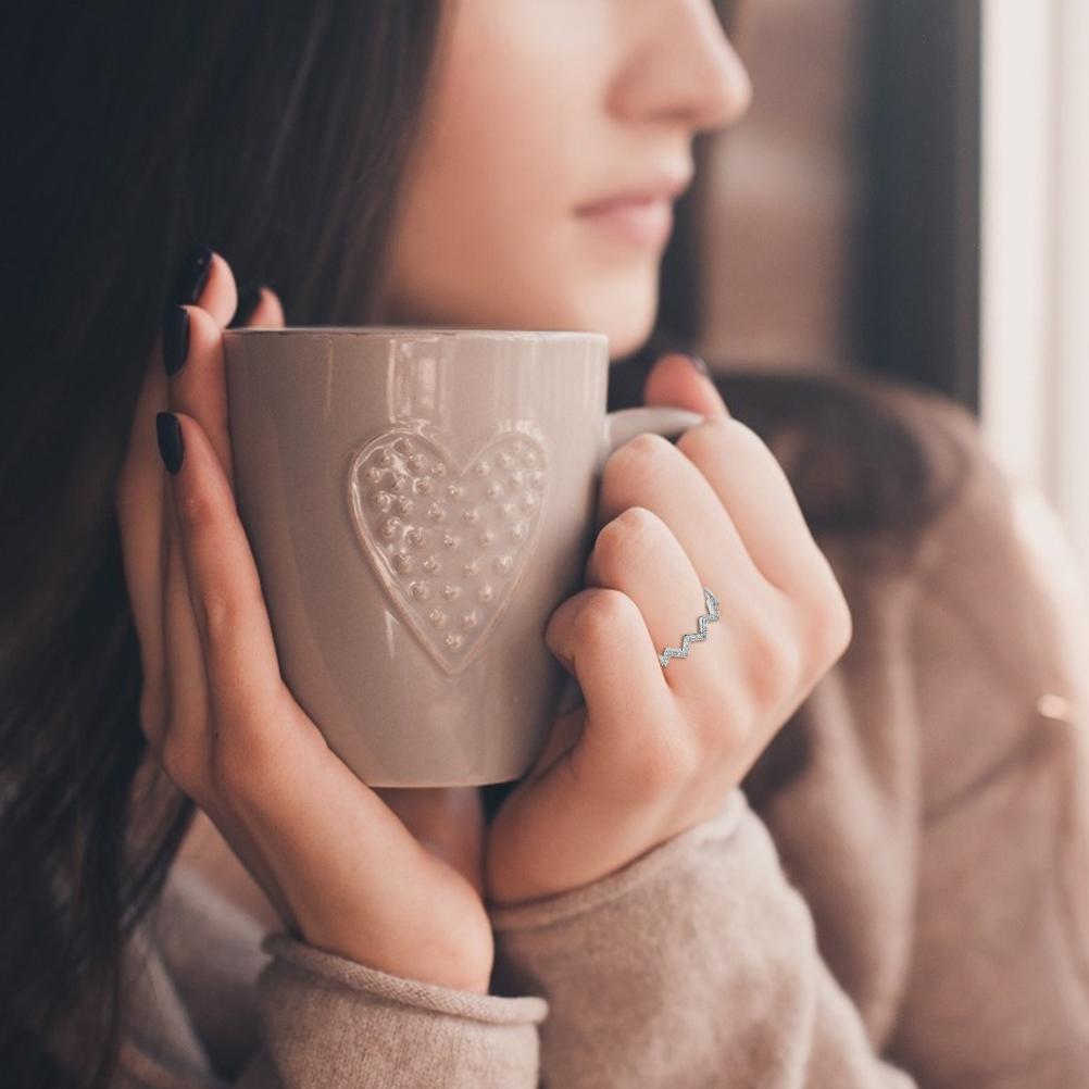 Ring An Meine Tochter Höhen Und Tiefen Inspirierender Ring Öffnend Verstellbarer Wellenring Inspirierende Ringe für Frauen