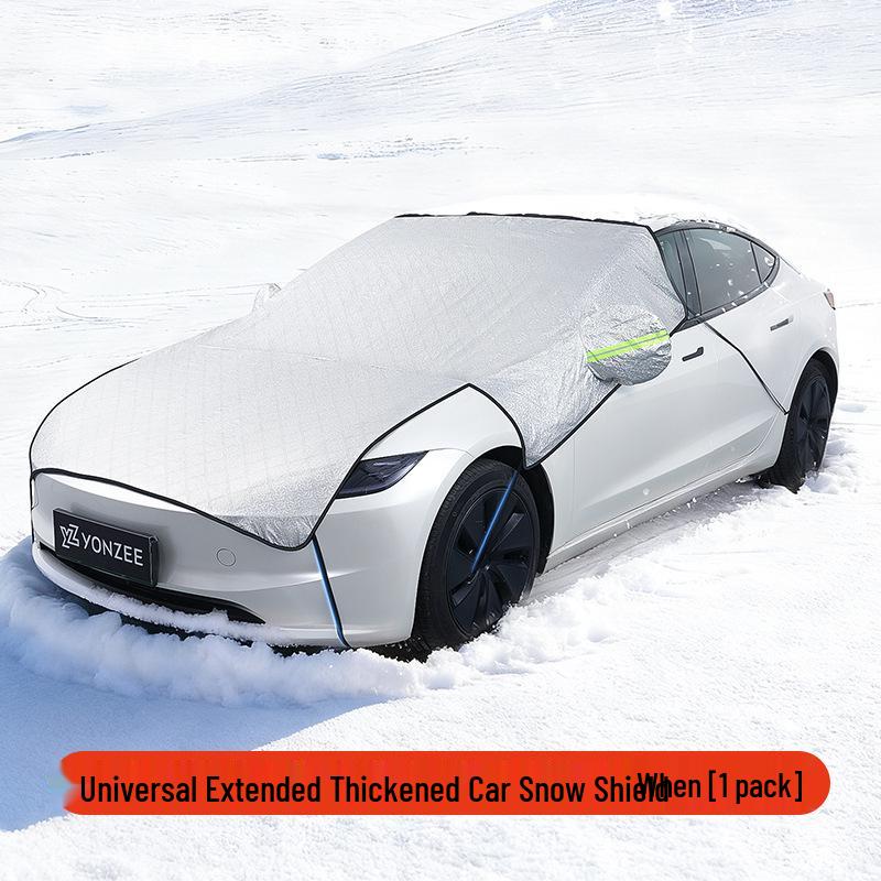 Tesla Model Y/3 Windshield Snow & Frost Cover, Winter Anti-freeze Protection