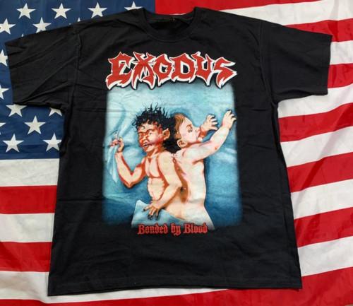 Exodus Bonded By Blood Черная Мужская Футболка S-5XL Унисекс Футболка M