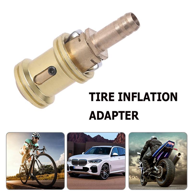 6.5/8mm Air Chuck Adapter Metal Car Tire Valve Clip Quick Connect Pump Nozzle Clamp Inflation Connector Tire Pump Accessories