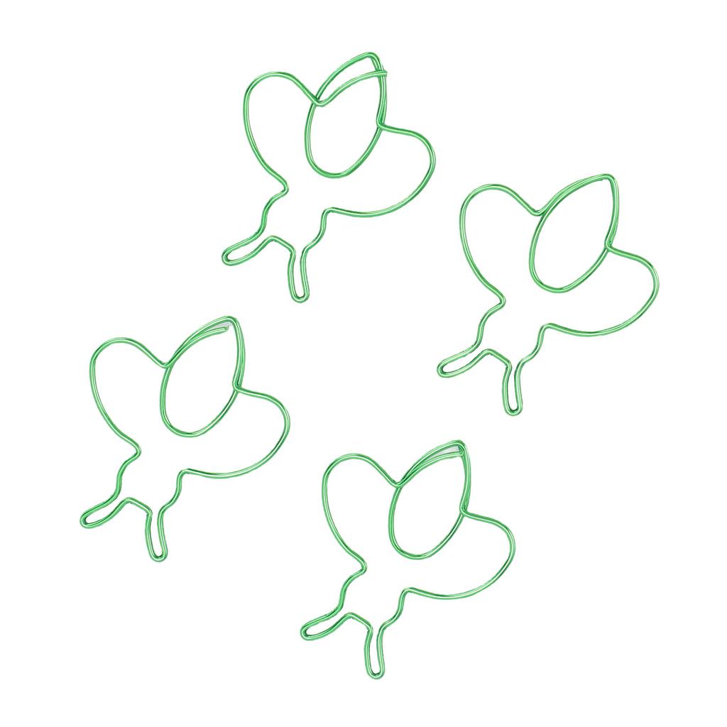 80Pcs Bee Shaped Paper Clips Iron Multifunctional Cute Paperclips for Scrapbooks Calendars Files