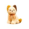 Cuter Cat Plush Doll With Squat Design And Bow Decor For Kids Gift Birthday