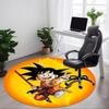 1pcGoku Saiyan Office Round Area Rug, Indoor Mat Suitable For Office, Bedroom Living Room Home Decor, Room Deco,  Offic A0928165