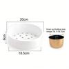Practical Universal Electric Rice Cooker Steamer Plastic Multipurpose Steaming Rack Vegetable Basket Food