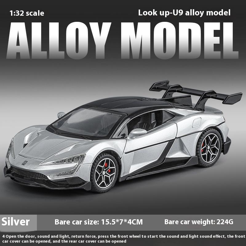 

Simulation 1:32 YANGWANG - U9 Alloy Car Model, Game Vehicle Birthday Gift With Sound and Light Children s Toy Car Boy
