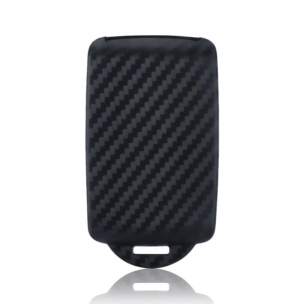 Silicone Carbon Car Key Case Cover For Renault Koleos Kadjar Captur Megane Talisman Espace Clio Zoe Scenic Arkana Dacia Sandero