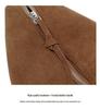 Matte Cowhide Tote: Large Capacity Korean Style Genuine Leather Shoulder Bag for Women
