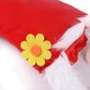 Dog Christmas Hat Pet Santa Claus Hat with Ears And Beard Xmas Costume Headgear for Small Dogs Cats Festive Dress-up Accessories