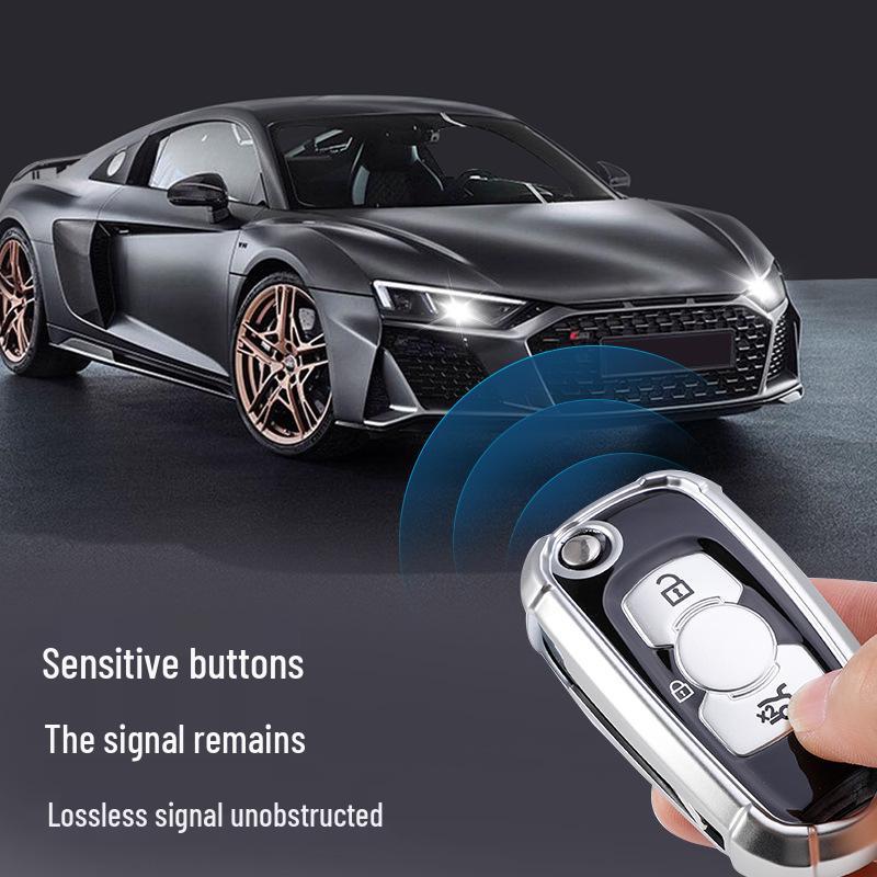 TPU Soft Key Shell with Buckle for 2016-2018 Buick Verano, GL6 Models