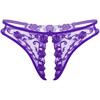 Adult Men Lingerie Briefs Flower Embroidery Lace Thong Underwear
