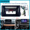 10 Inch Car Frame Fascia Adapter Android Radio Dash Fitting Panel Kit For Mitsubishi Triton Outlander 2023-2024