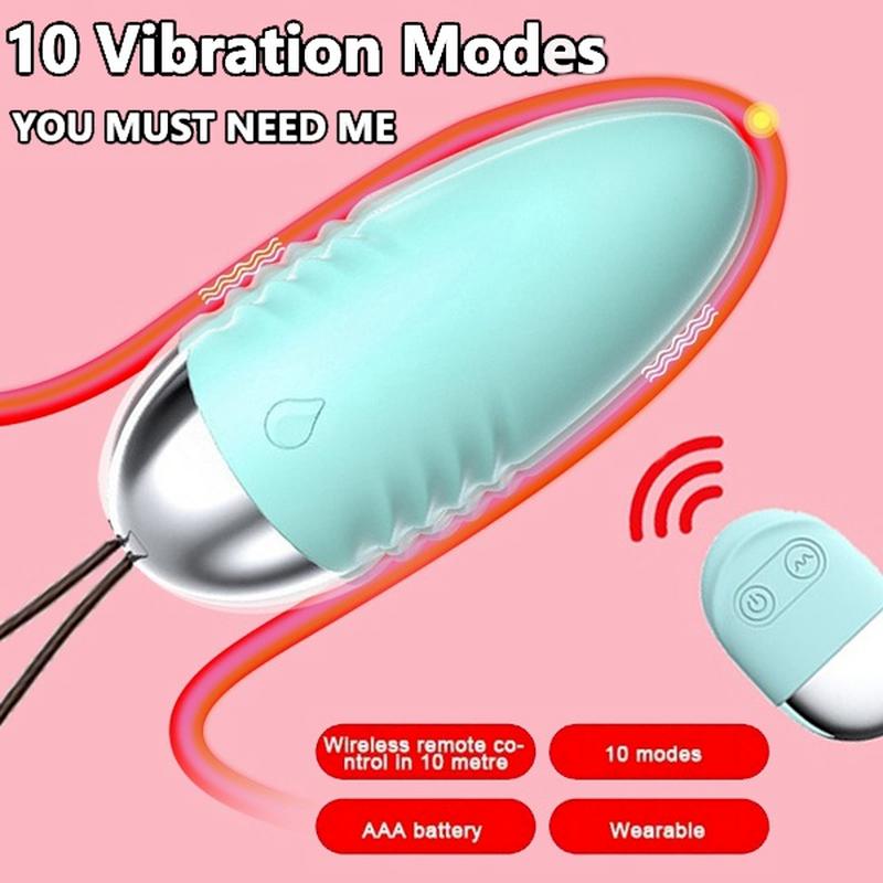 10 Speeds Vibrator Sex Toys for Woman With Wireless Remote Control Waterproof Silent Egg Vibrating Adult Products For Woman