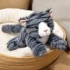 Realistic Lifelike Cat Plush Toy Soft Stuffed Animal Cute Kitten Doll for Kids Adults Home Decor Perfect Birthday Christmas Gift