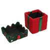 Household Xmas Children's Bombonera Christmas Eve Lint Christmas Gift Box Present Ribbon Xmas  Eve Gift Box
