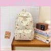 Japanese Ins Floral Dachshund Backpack With Cushion Straps For School And Travel