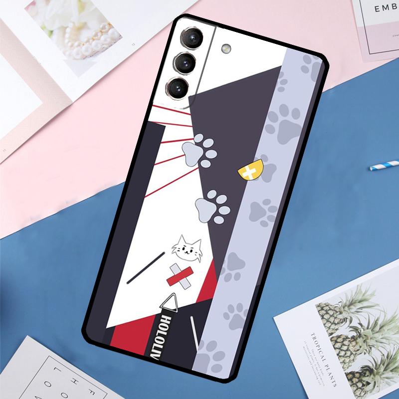 Hololive Costume Case For Samsung Galaxy S24 Ultra S21 S22 S23 S25 Ultra S9 S10 Plus S20 FE S25 FE Back Cover