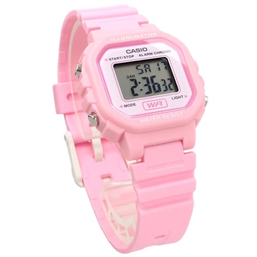 Casio Digital Watch Chipkashi Cheap Casio LA-20WH-4A1 Ladies Girls Kids Pastel Pink Overseas Model